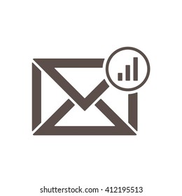 email  icon,  isolated. Flat  design.