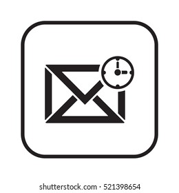 Email   icon, isolated. Flat design. 