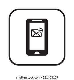 email   icon, isolated. Flat  design. 