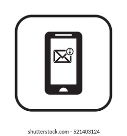 email  icon, isolated. Flat design. 