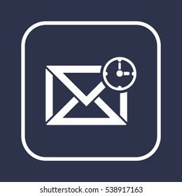 Email   icon, isolated. Flat design. 