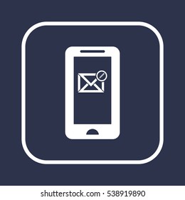 email   icon, isolated. Flat  design. 