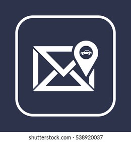 email  icon, isolated. Flat design. 