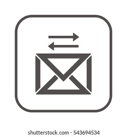 email    icon, isolated. Flat design. 