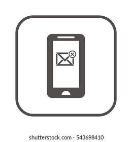 email  icon, isolated. Flat design. 