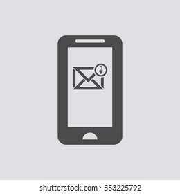 email  icon, isolated. Flat design. 