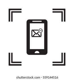 email   icon, isolated. Flat  design. 