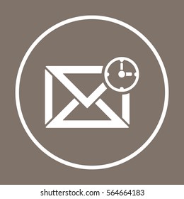 Email   icon, isolated. Flat design. 