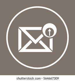 email  icon, isolated. Flat design. 