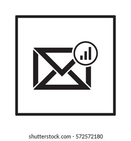 email  icon, isolated. Flat design. 