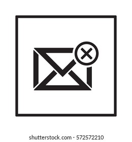 email  icon, isolated. Flat design. 