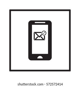 email   icon, isolated. Flat  design. 