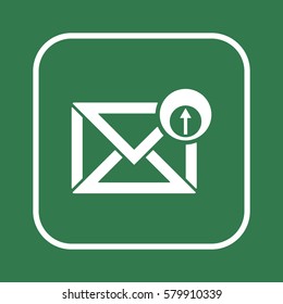 email  icon, isolated. Flat design. 