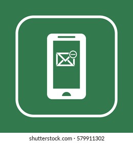 email   icon, isolated. Flat  design. 