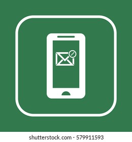 email   icon, isolated. Flat  design. 