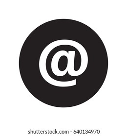 Email  icon. Isolated. Flat design. Vector.