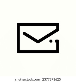 email icon, isolated icon in light background, perfect for website, blog, logo, graphic design, social media, UI, mobile app