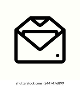 email icon, isolated icon in light background, perfect for website, blog, logo, graphic design, social media, UI, mobile app