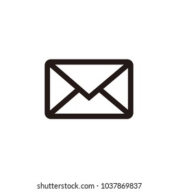 Email icon isolated on white background