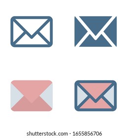 Email icon in isolated on white background. for your web site design, logo, app, UI. Vector graphics illustration and editable stroke. EPS 10.
