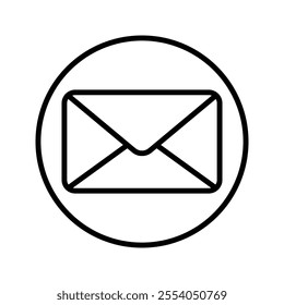 email icon isolated on white background