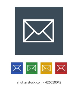 email icon isolated on white background.vector illustration icon.
