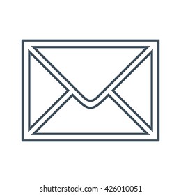 email icon isolated on white background.vector illustration icon.
