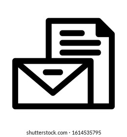 email icon isolated sign symbol vector illustration - high quality black style vector icons
