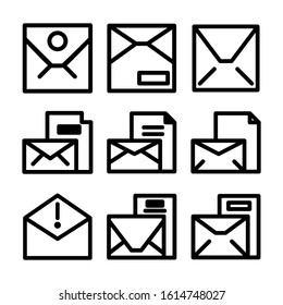 email icon isolated sign symbol vector illustration - Collection of high quality black style vector icons
