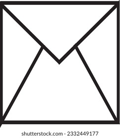 email icon or letter the icon simple and cool