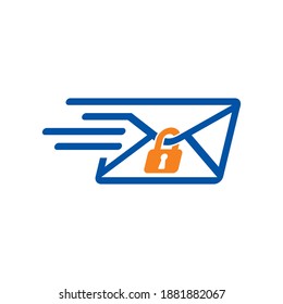 email icon logo design template vector illustration