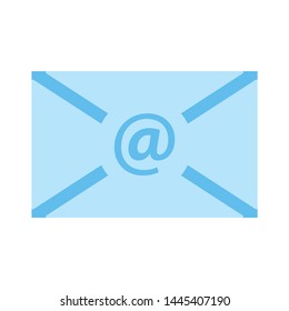 email icon. Logo element illustration.  email design. colored collection.   email concept. Can be used in web and mobile