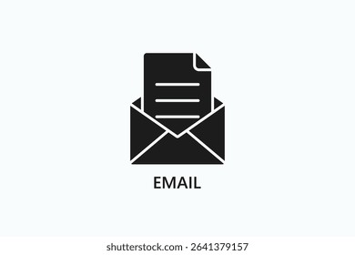 Email Icon Or Logo Isolated Illustration