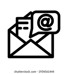 email icon or logo isolated sign symbol vector illustration - high quality black style vector icons
