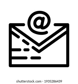 email icon or logo isolated sign symbol vector illustration - high quality black style vector icons
