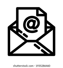 email icon or logo isolated sign symbol vector illustration - high quality black style vector icons
