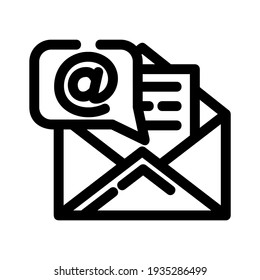 email icon or logo isolated sign symbol vector illustration - high quality black style vector icons
