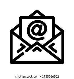 email icon or logo isolated sign symbol vector illustration - high quality black style vector icons
