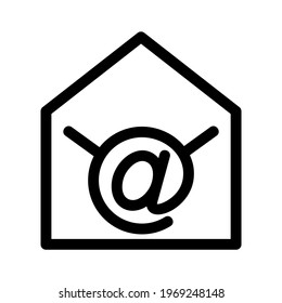 email icon or logo isolated sign symbol vector illustration - high quality black style vector icons
