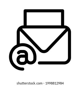 Email icon or logo isolated sign symbol vector illustration - high quality black style vector icons
