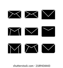 email icon or logo isolated sign symbol vector illustration - Collection of high quality black style vector icons
