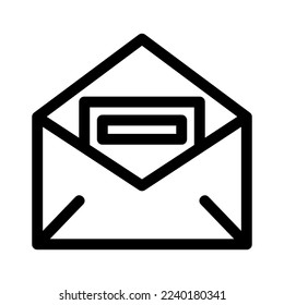 email icon or logo isolated sign symbol vector illustration - high quality black style vector icons
