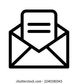 email icon or logo isolated sign symbol vector illustration - high quality black style vector icons
