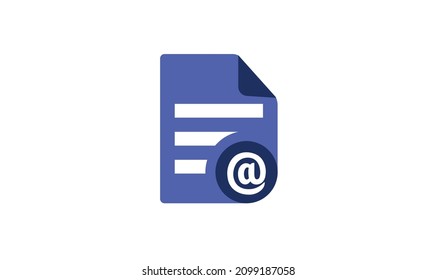 Email icon logo Symbol design
