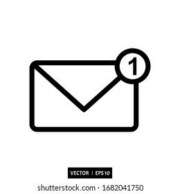email icon logo vector illustration simple design