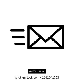 email icon logo vector illustration simple design