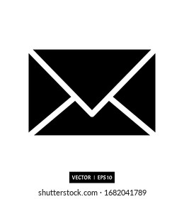 email icon logo vector illustration simple design