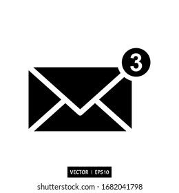 icono de correo electrónico logotipo ilustración vectorial diseño simple