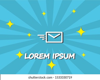 email icon email. lorem ipsum Flat Design JPG