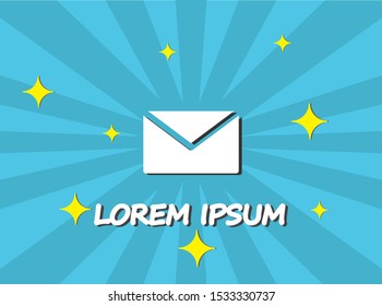 email icon email. lorem ipsum Flat Design JPG